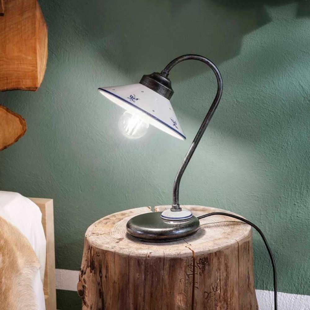klasszikus asztali lampa kezzel festett mediterran haloszoba ejjeli szekrenyre egyedi mintas dekor elegans polgari mediterran nappali kecses dolgozoszoba ferroluce lameridiana lakberendezes.jpg